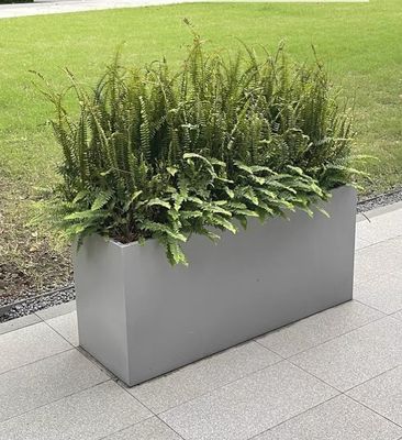 Smooth Surface Stainless Steel Flowerpot Perfect for Indoor/Outdoor Display