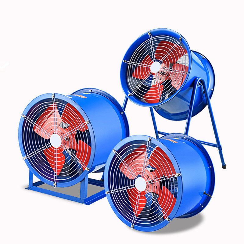 Stainless Steel Blades Strong Axial Exhaust Fan For Factory Industrial