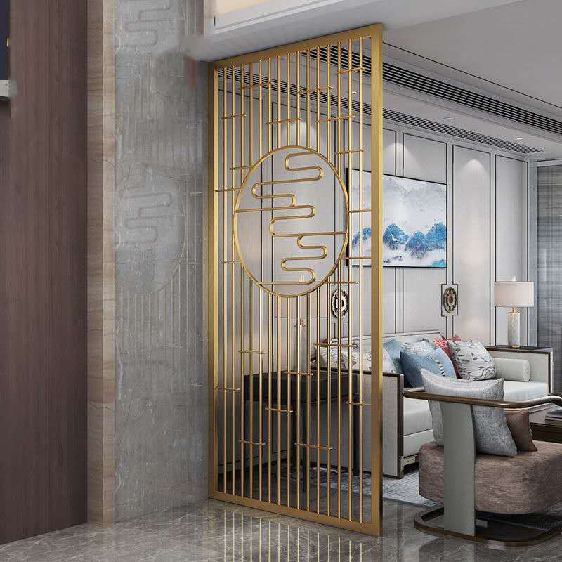 Aluminum Alloy Laser Cut Metal Screens Decorative Steel Panels Partition