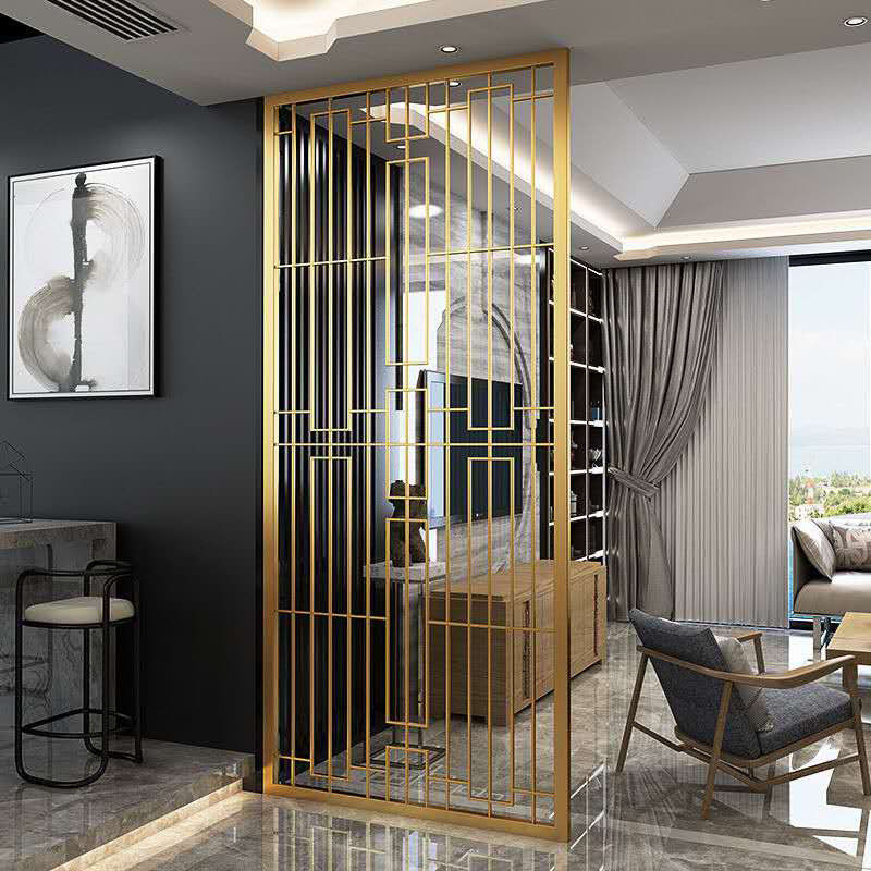 PVD Coating decorative steel fence panels Customized decorative metal wall panels