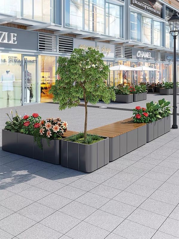 Stainless Steel Material Elegant Stainless Steel Flowerpot Customized Home Decoration